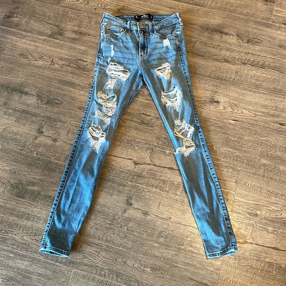 High-rise super skinny jeans